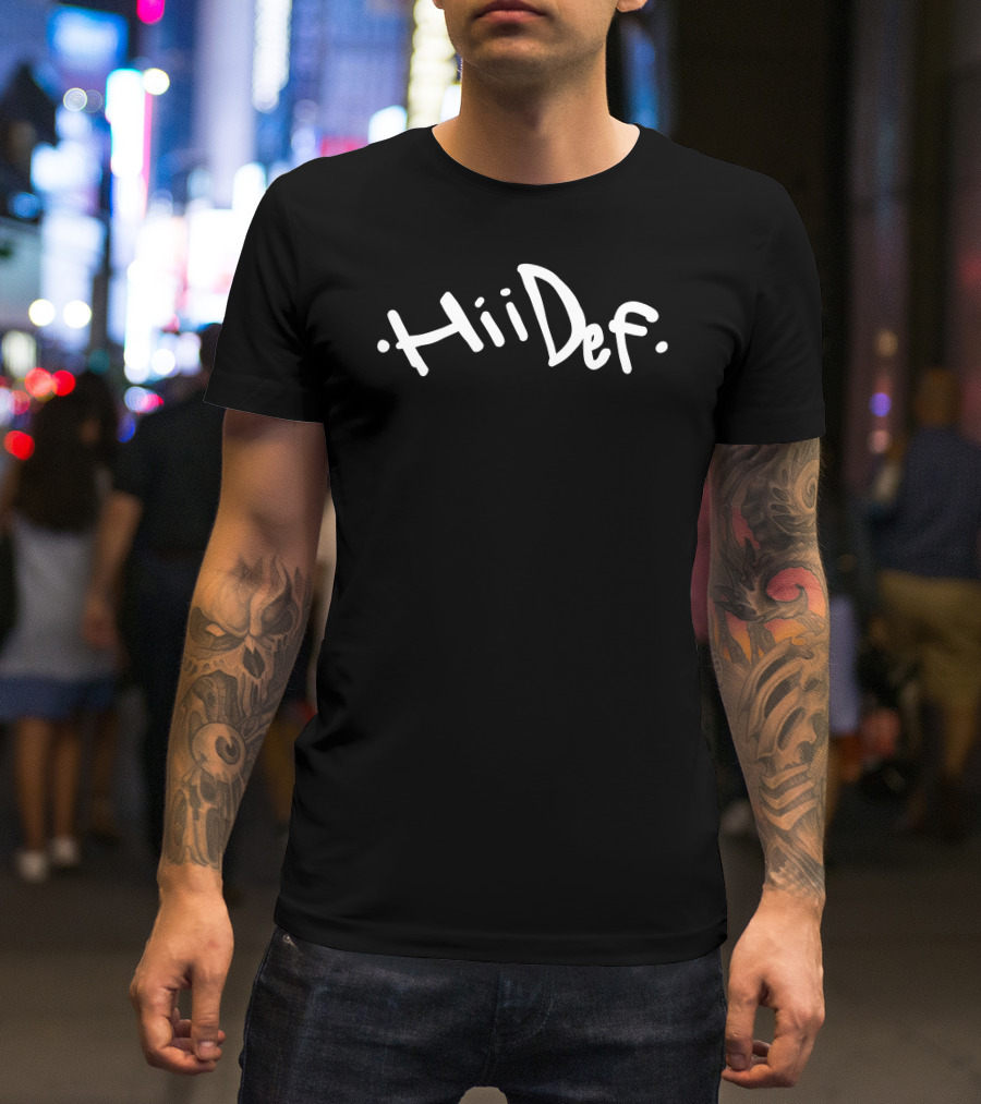 Hiidef3000 HiiDef Bold Handwritten T-Shirt