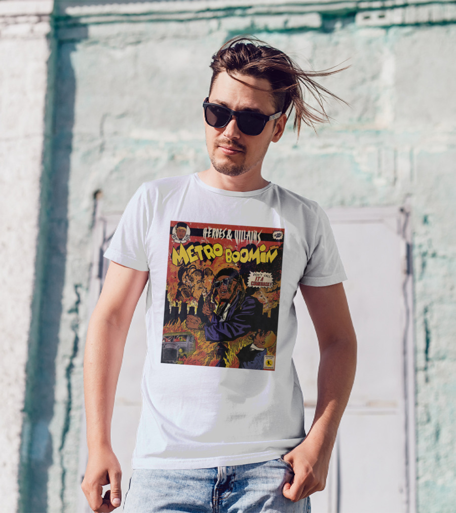 Heroes And Villains Metro Boomin Don't Call It A Comeback Comic T-Shirt