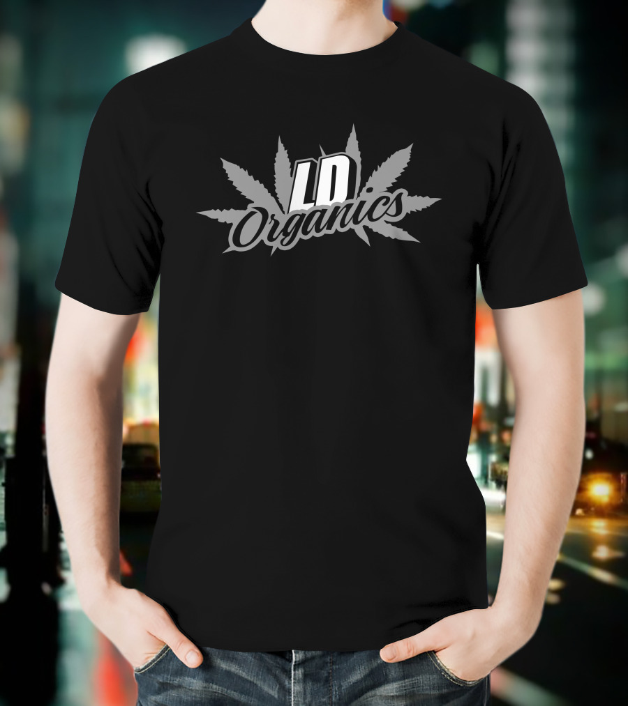 Rockstar Games LD Organics Cannabis Leaf T-Shirt