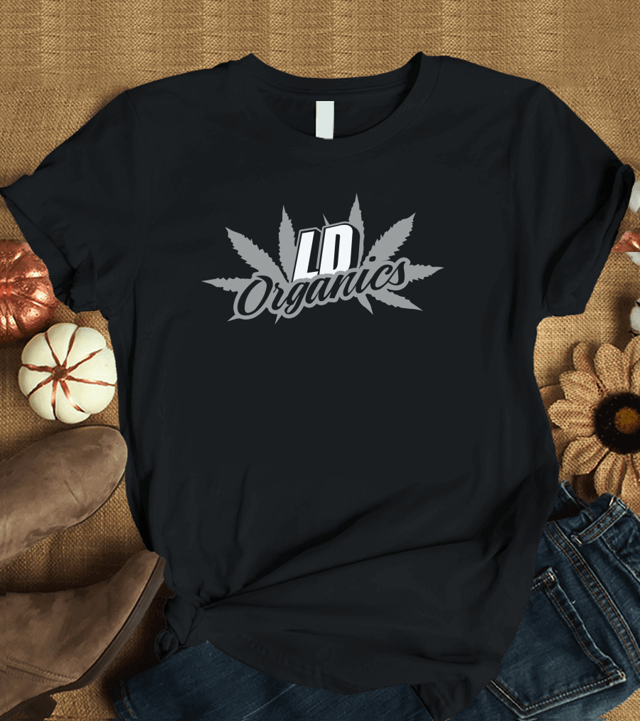 Rockstar Games LD Organics Cannabis Leaf T-Shirt