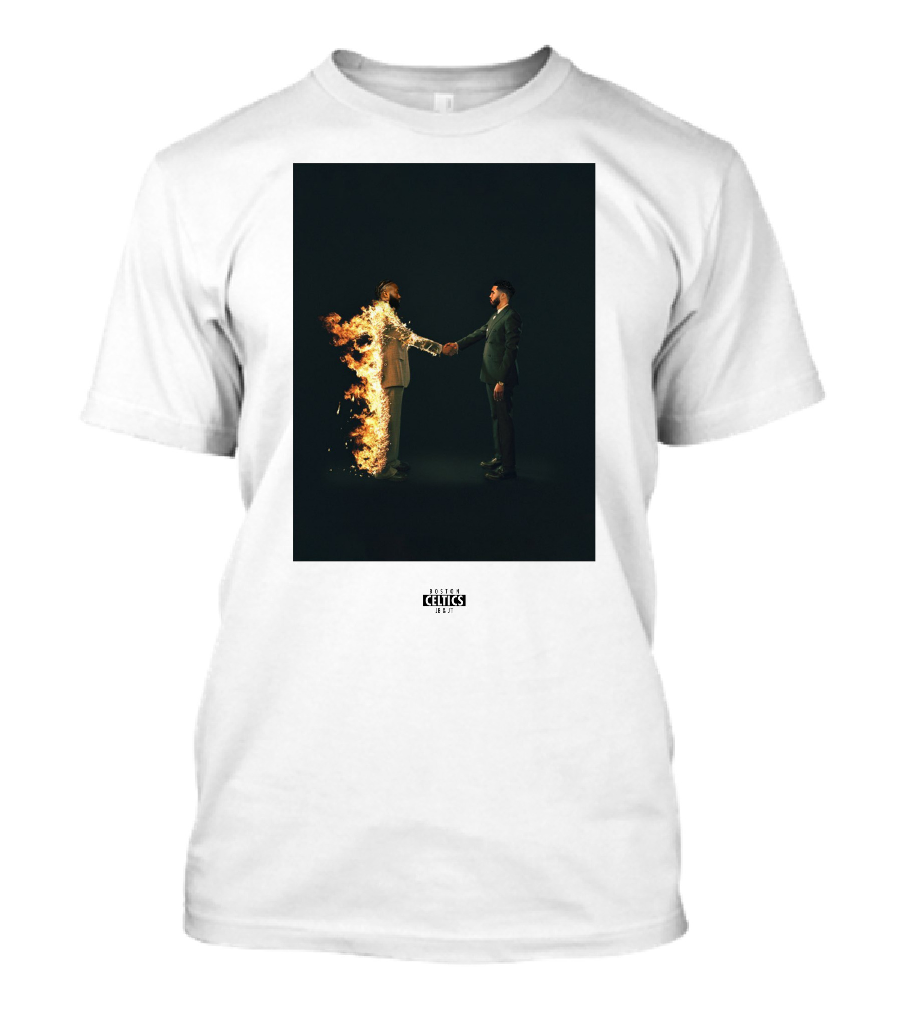 No Villains Only Heroes Boston Celtics Jaylen Brown Jayson Tatum T-Shirt