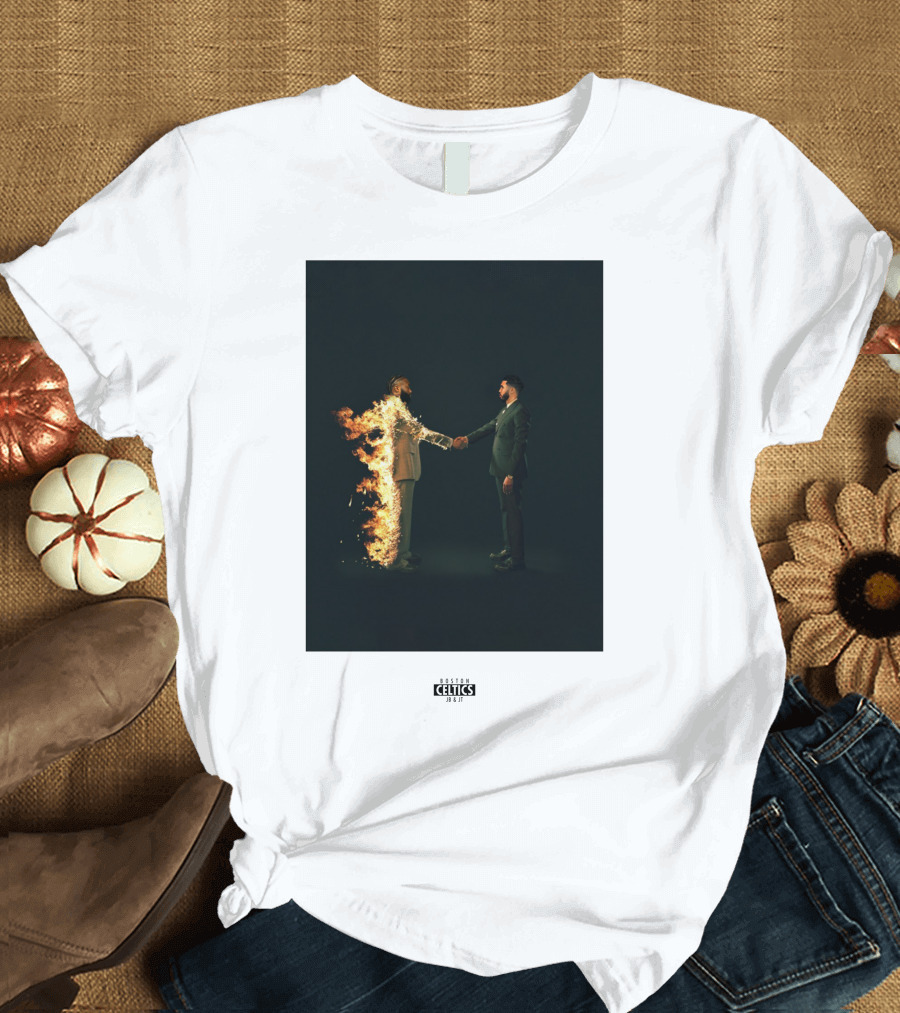 No Villains Only Heroes Boston Celtics Jaylen Brown Jayson Tatum T-Shirt