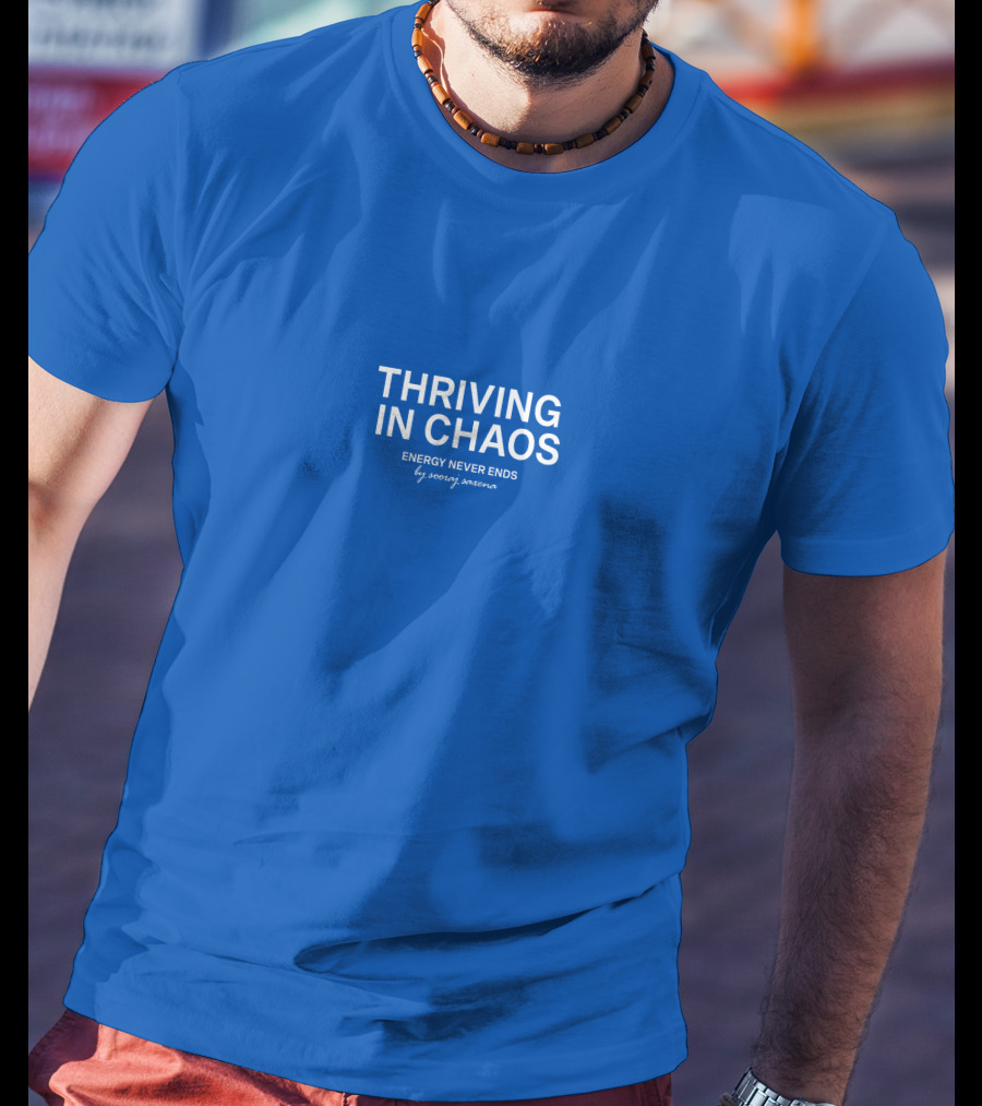 Shvkti Thriving In Chaos Energy Never Ends By Sonya Sweeney T-Shirt