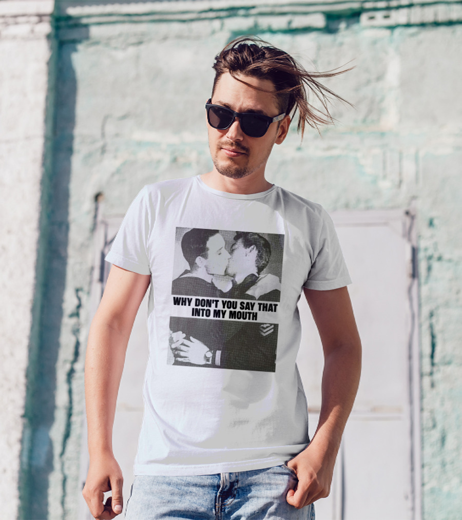 Why Don't You Say That Into My Mouth Frank Iero Must Die T-Shirt