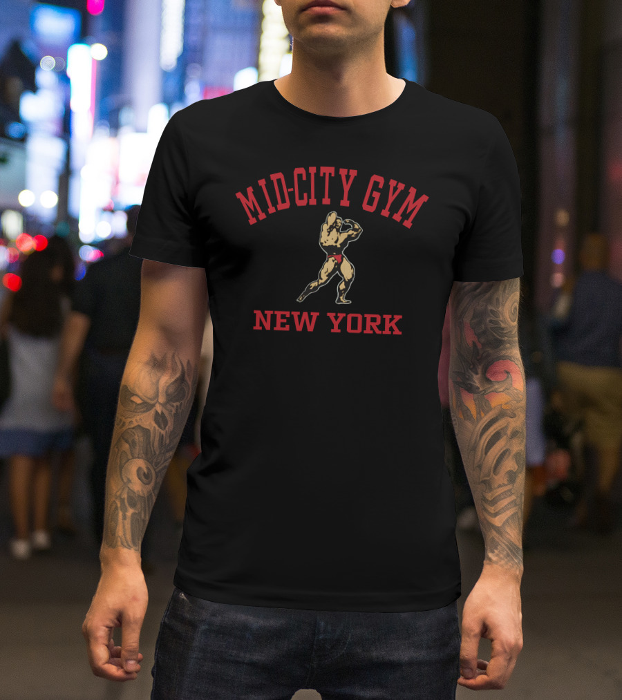 Mid-City Gym New York Bodybuilder Joe Rogan T-Shirt