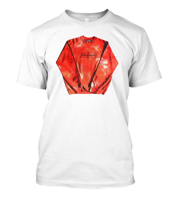 Hiidef3000 Hi Definition Red Black Tie Dye T-Shirt