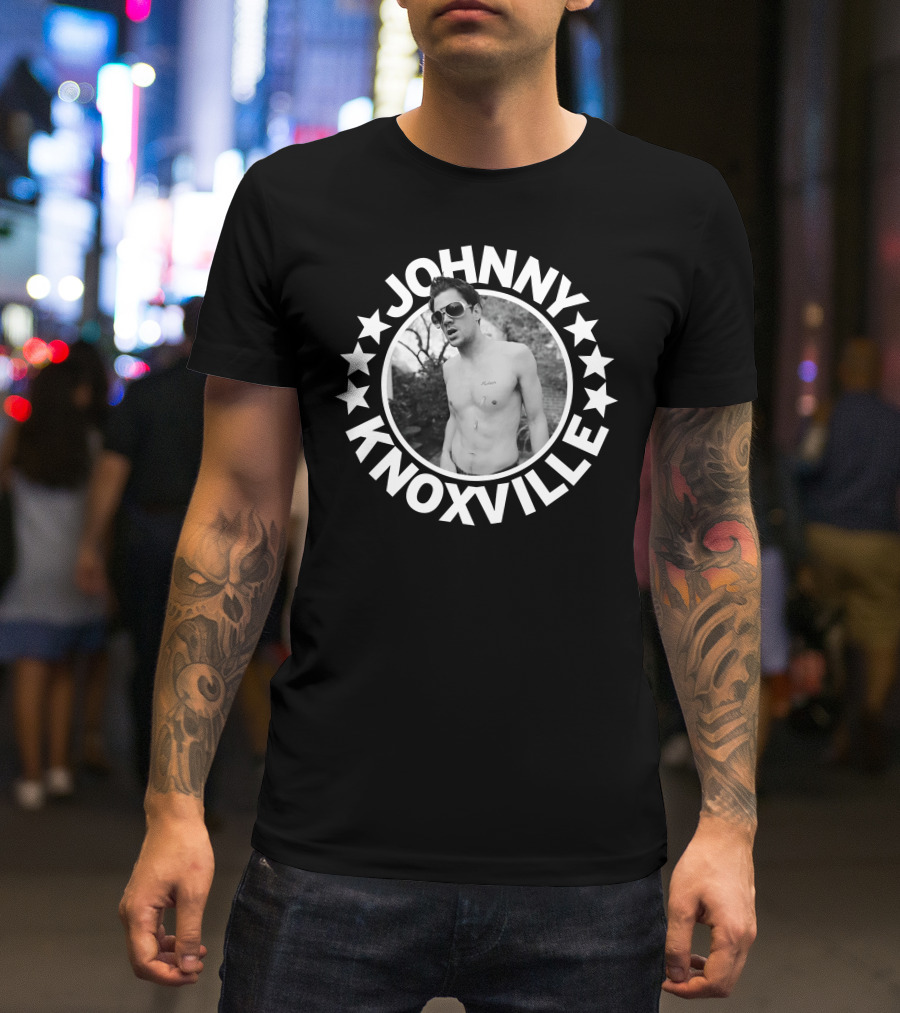 Johnny Knoxville Star Circle Tattoo T-Shirt
