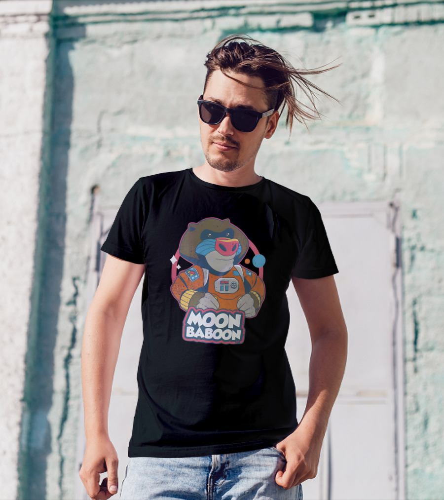 Wario64 It Takes Two Merch Moon Baboon Astronaut T-Shirt