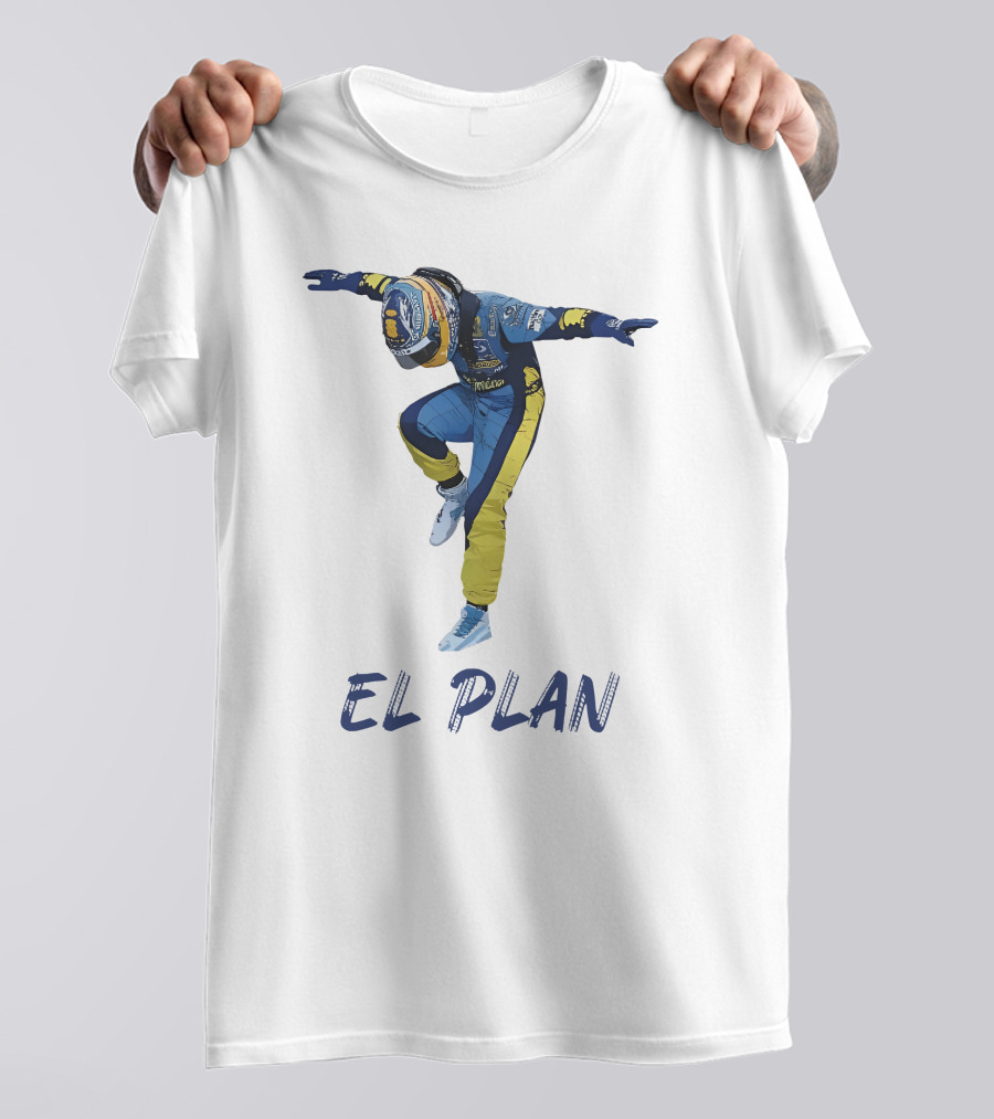 Memphis Grizzlies Fernando Alonso El Plan Racing Pose T-Shirt
