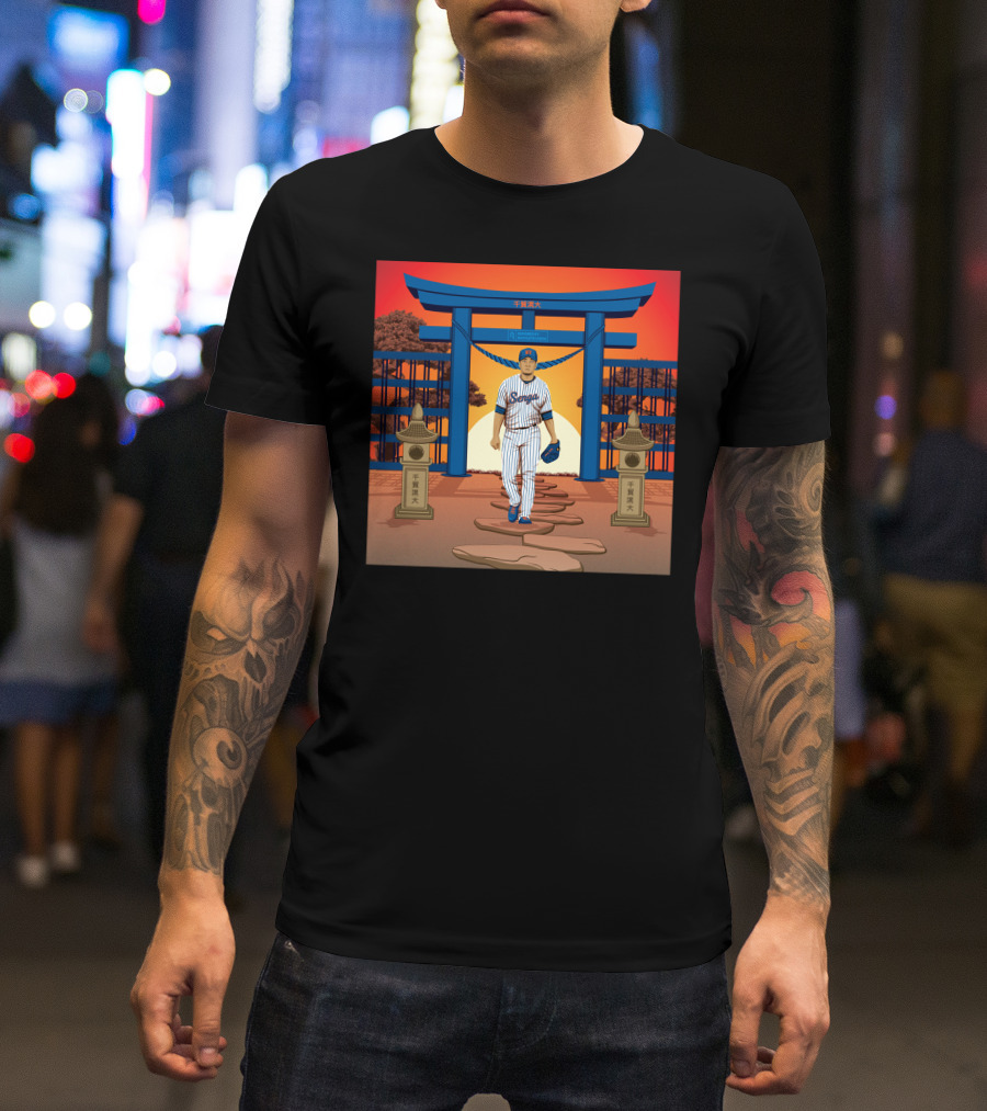 Athlete Senga Time In Traditional Gateway Setting T-Shirt