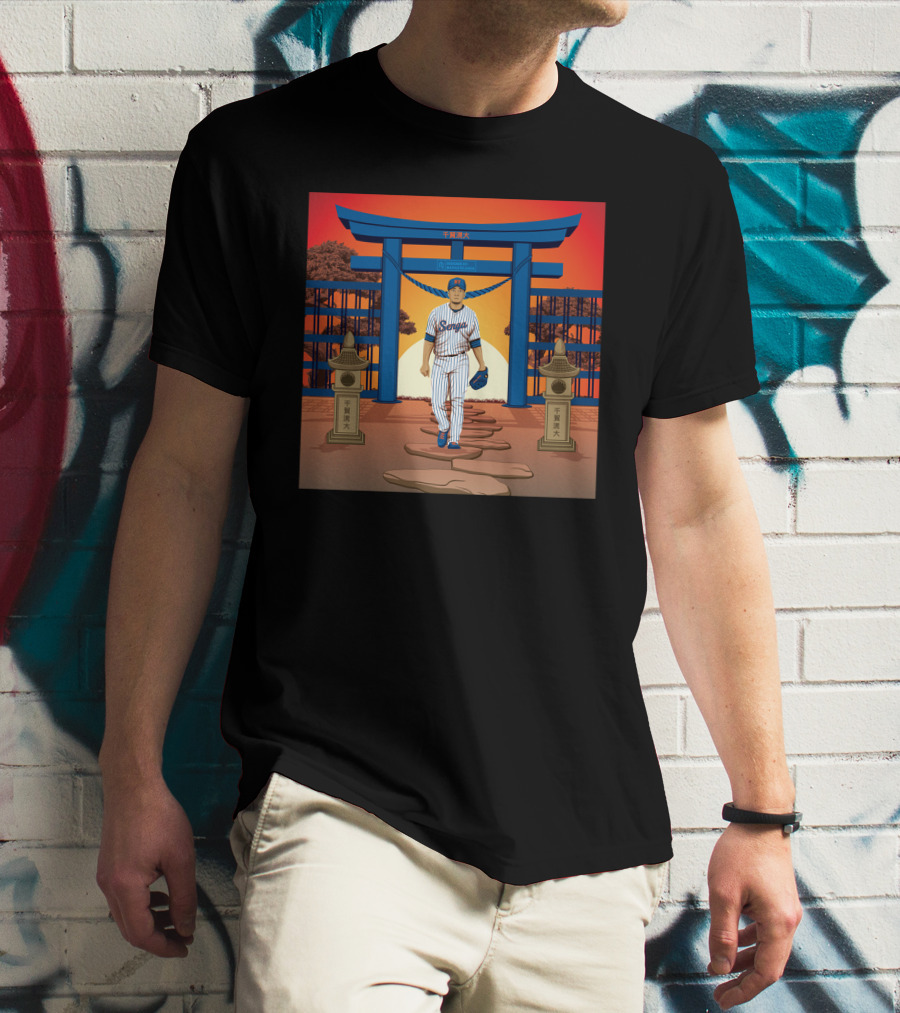 Athlete Senga Time In Traditional Gateway Setting T-Shirt