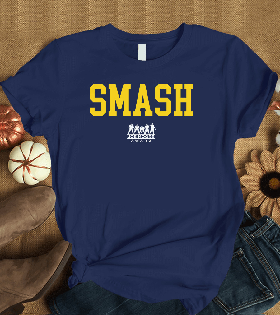 Michigan Football Smash Joe Moore Award T-Shirt