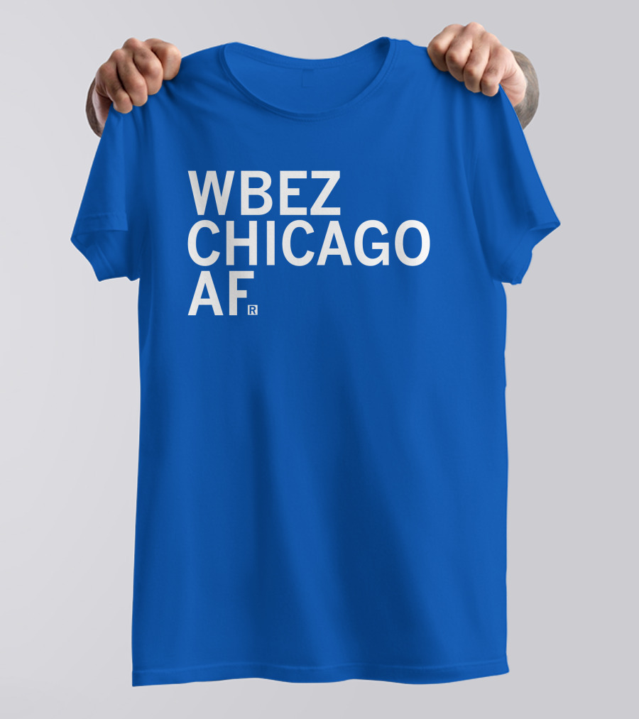 WBEZ Chicago AF Raygun T-Shirt