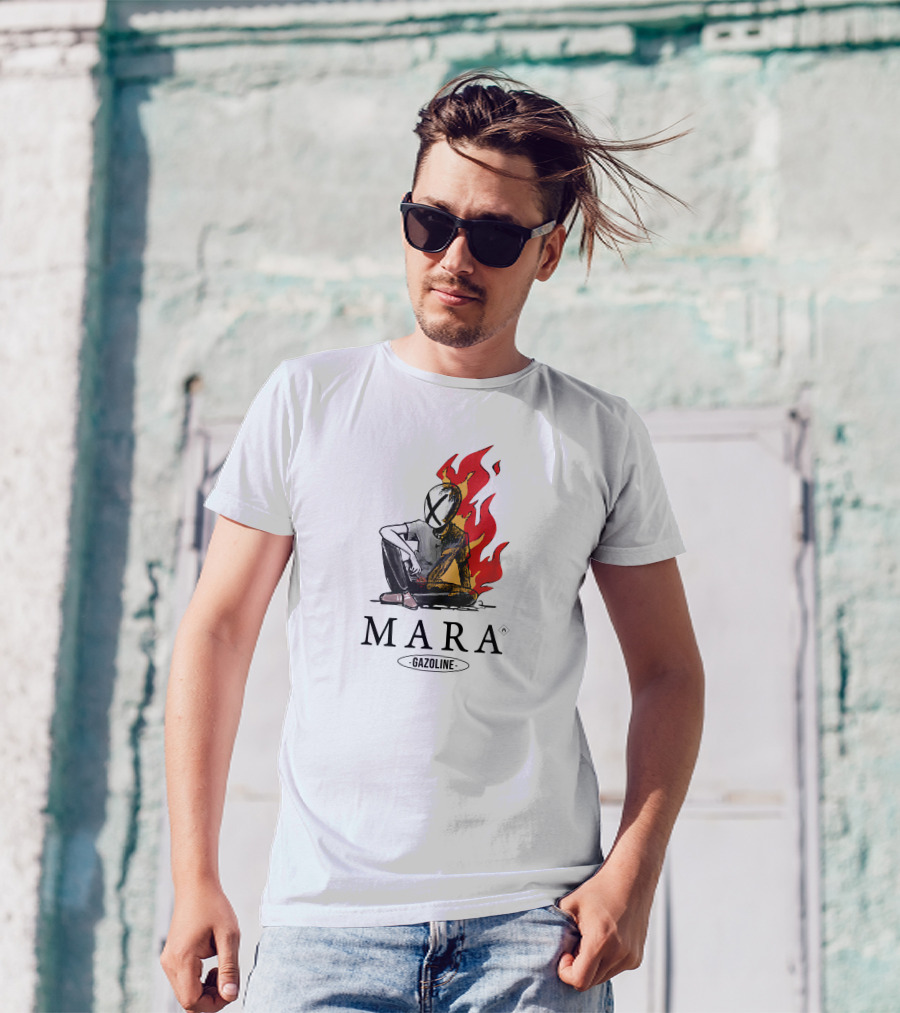 Mara Gazoline Flames Character T-Shirt