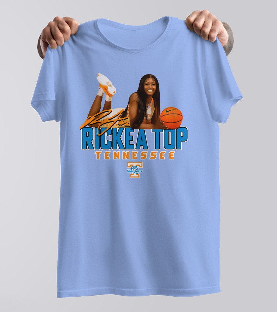 Rickea Top Tennessee Lady Vols Basketball Orange Mountain T-Shirt