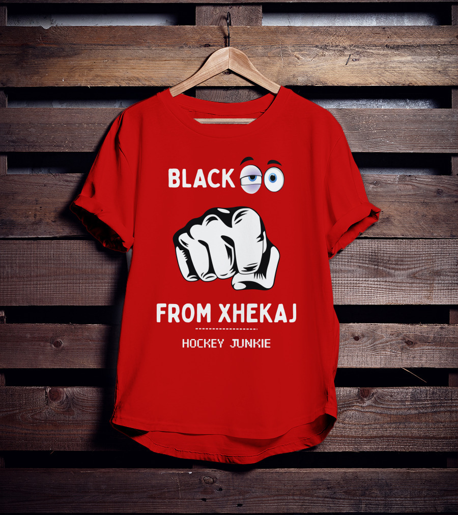 BLACK EYE FROM XHEKAJ HOCKEY JUNKIE T-Shirt