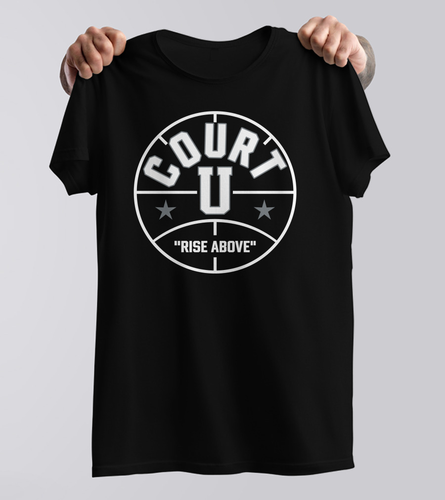 Court U Rise Above Logo Basketball Style Tyler Joseph T-Shirt