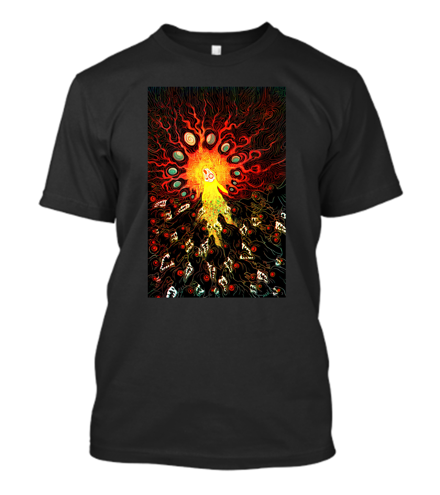 Prince With A Thousand Enemies Psychedelic Creature Amidst Vibrant Swirling Chaos T-Shirt