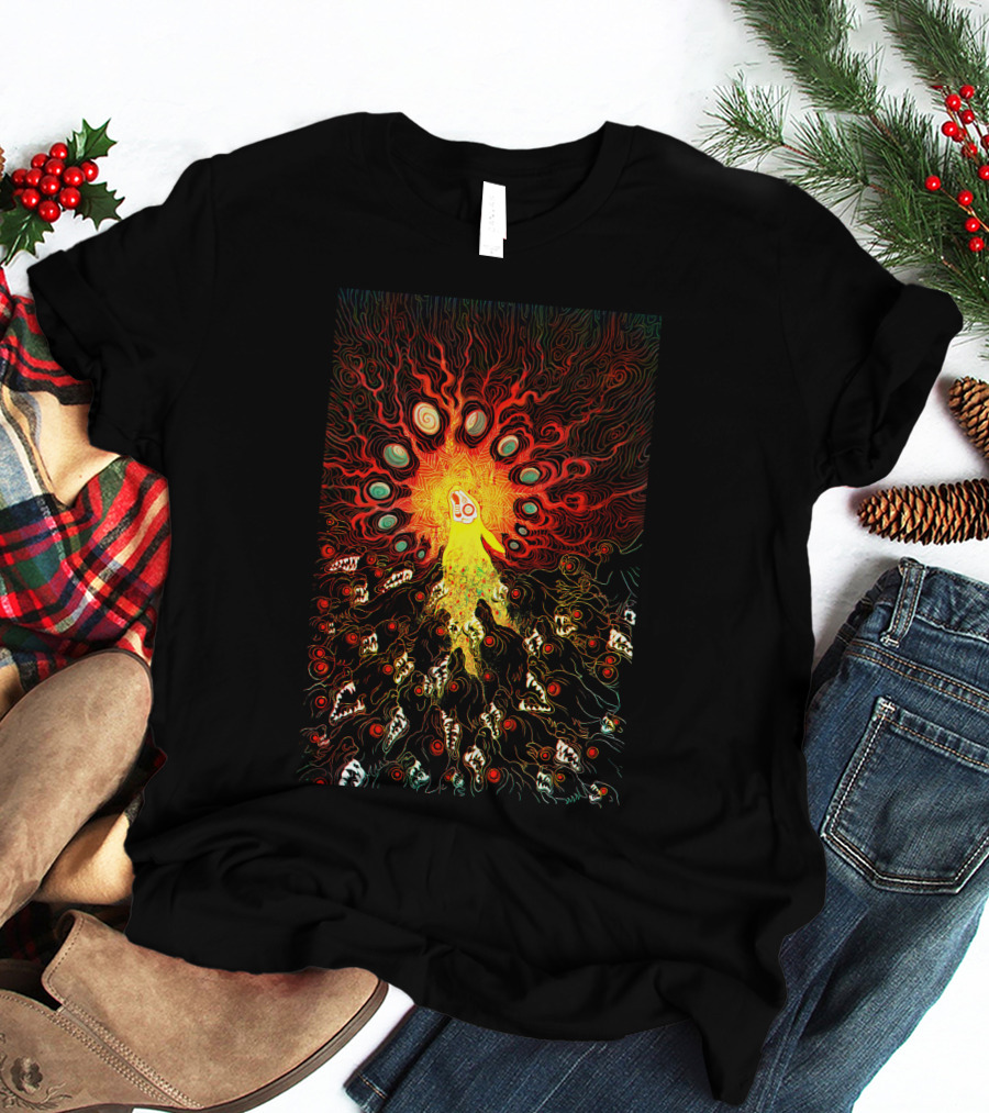 Prince With A Thousand Enemies Psychedelic Creature Amidst Vibrant Swirling Chaos T-Shirt
