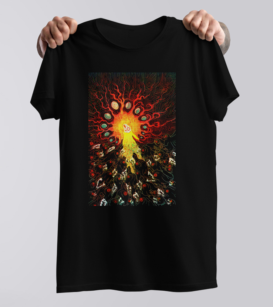 Prince With A Thousand Enemies Psychedelic Creature Amidst Vibrant Swirling Chaos T-Shirt
