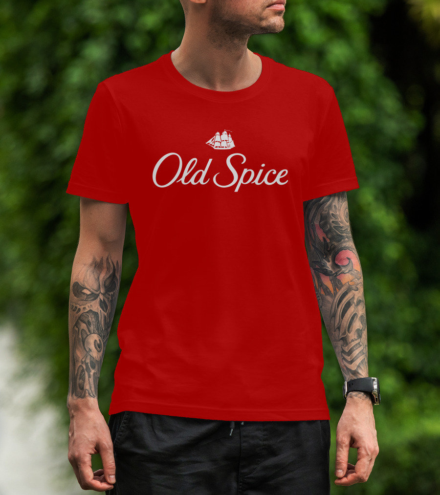 Old Spice Red Classic Ship T-Shirt
