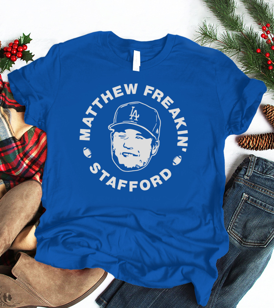 Matthew Freakin' Stafford LA Icon Winking Expression T-Shirt