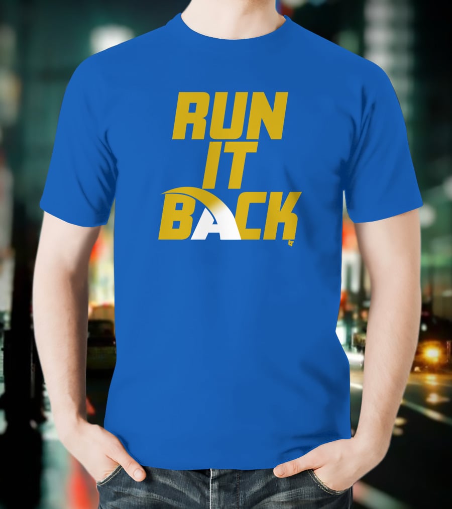 Run It Back Los Angeles Football Fan Merchandise T-Shirt