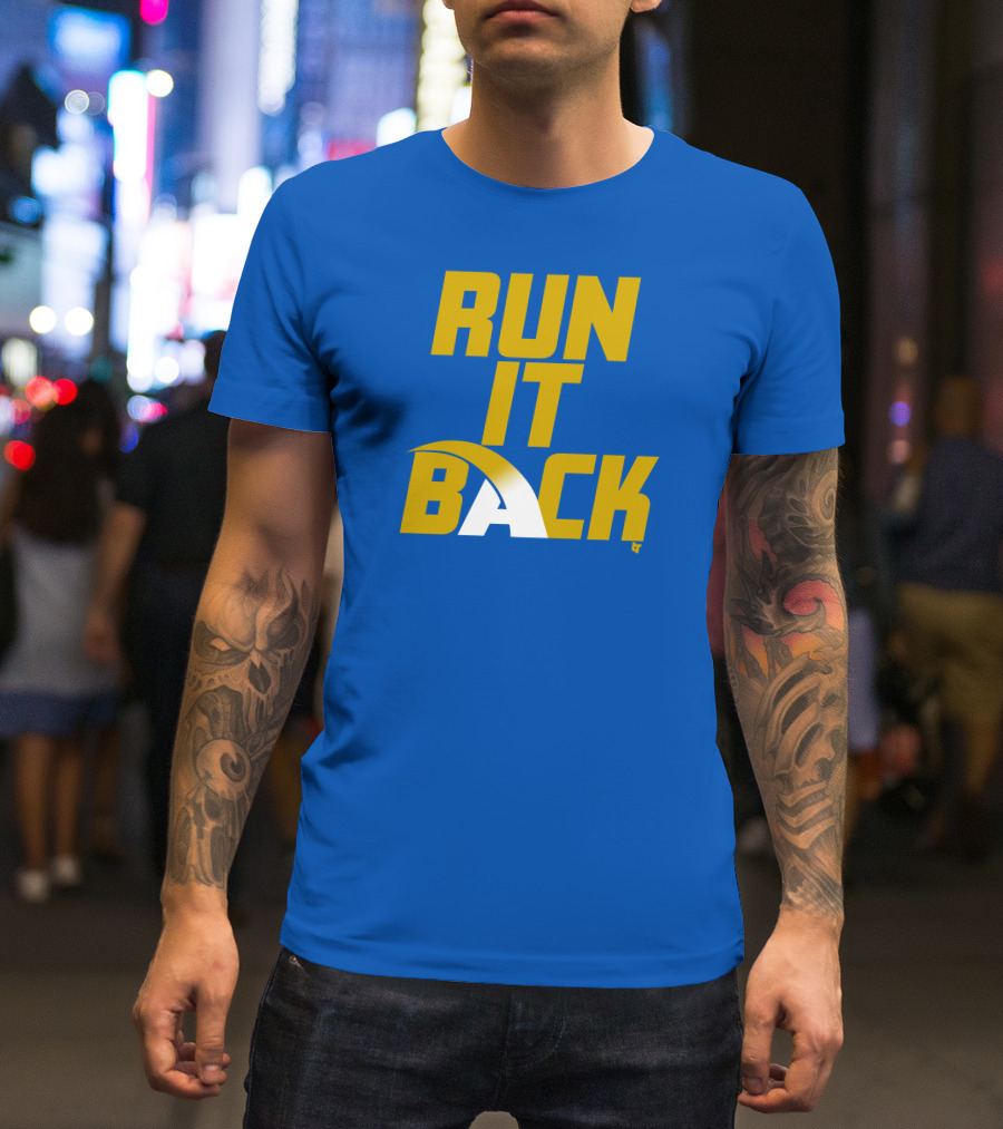 Run It Back Los Angeles Football Fan Merchandise T-Shirt