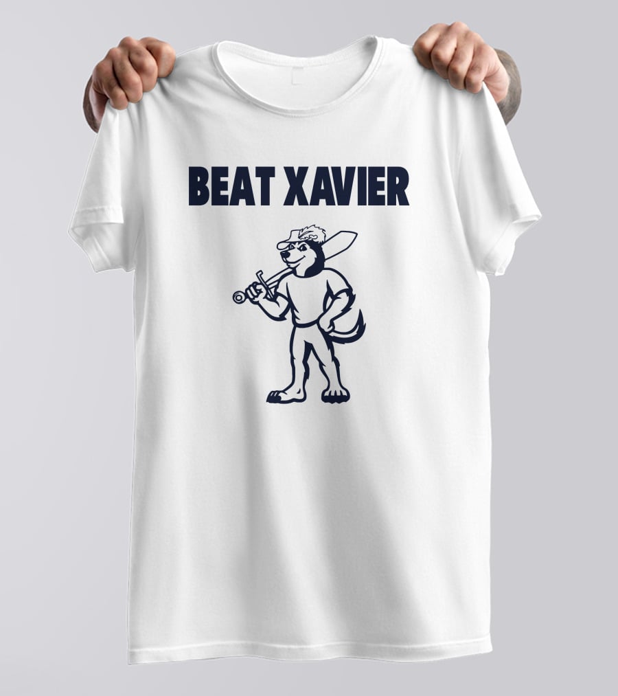Beat Xavier Mascot With Sword And Cap T-Shirt