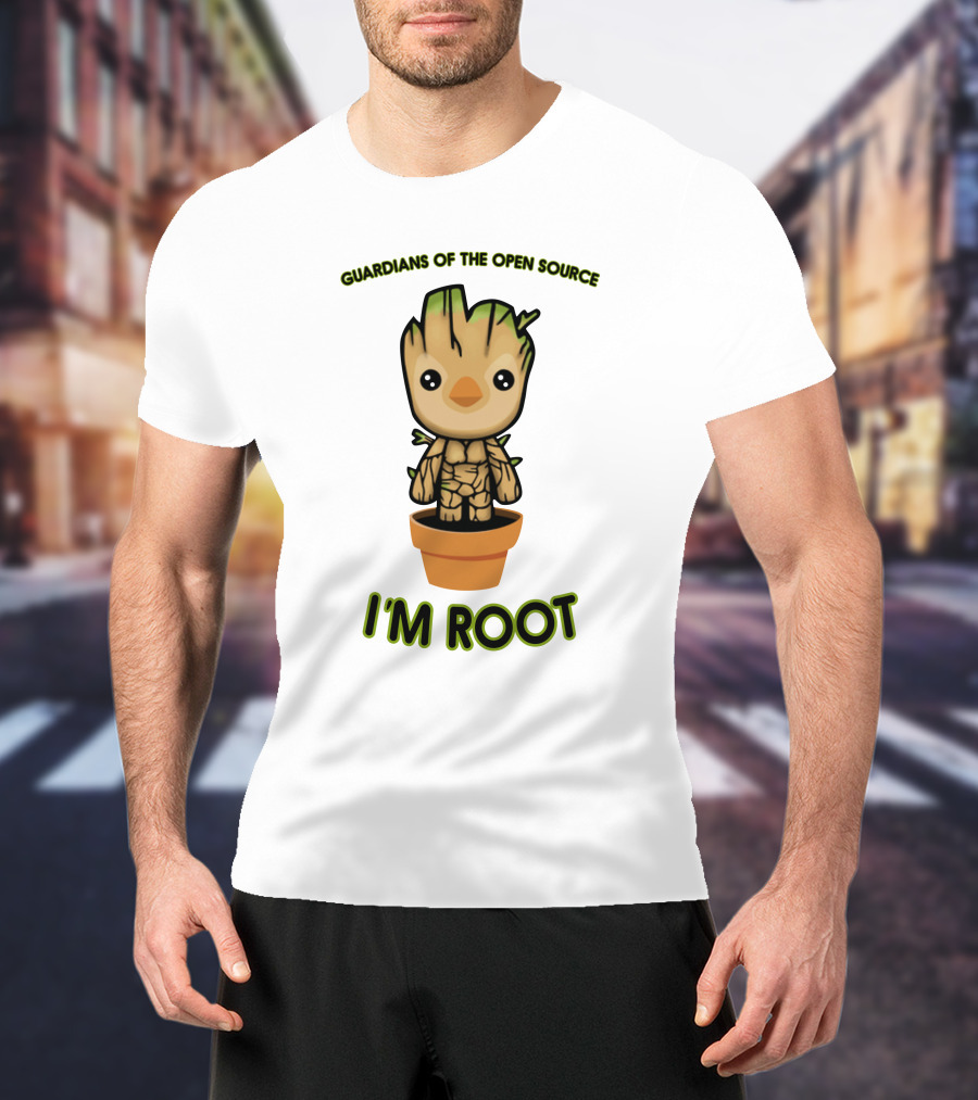 Guardians Of The Open Source I'm Root T-Shirt
