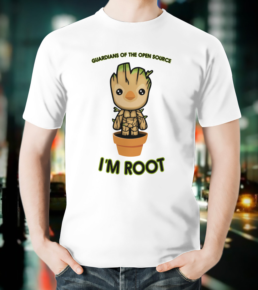Guardians Of The Open Source I'm Root T-Shirt