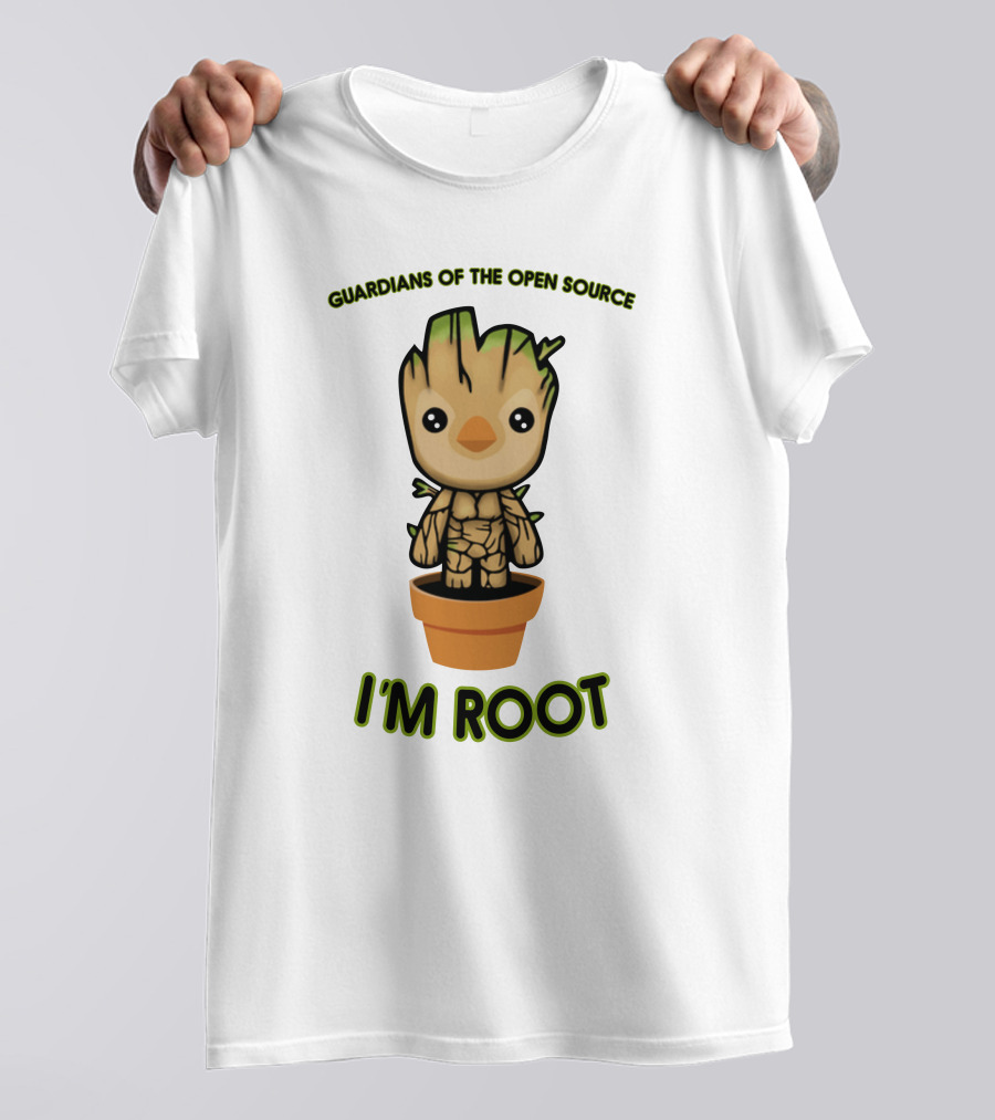 Guardians Of The Open Source I'm Root T-Shirt