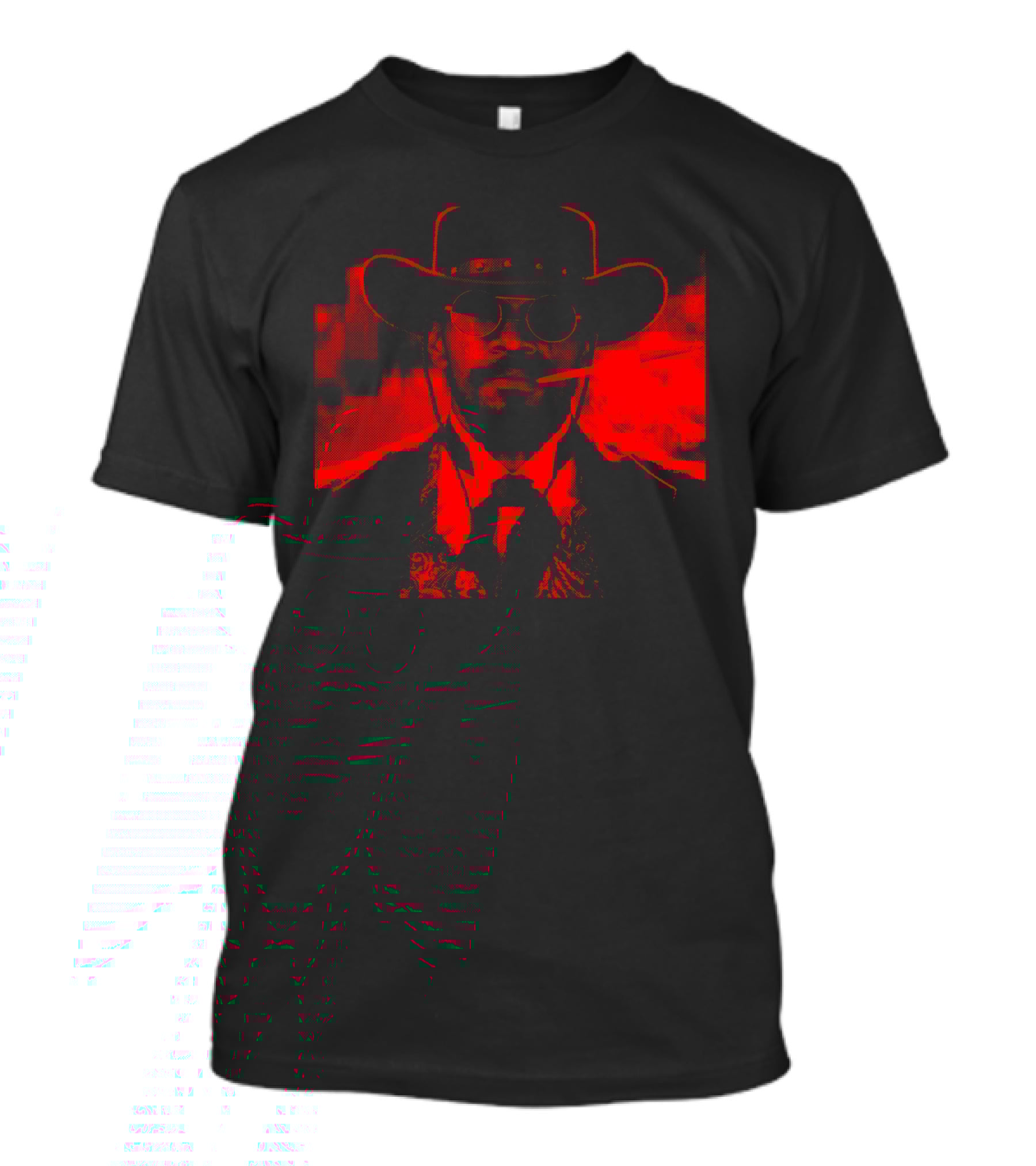 Django Unchained Red Suit Western Style Smoking Gunfighter T-Shirt