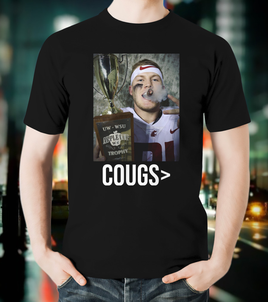 COUGS Apple Cup Trophy Victory WSU T-Shirt