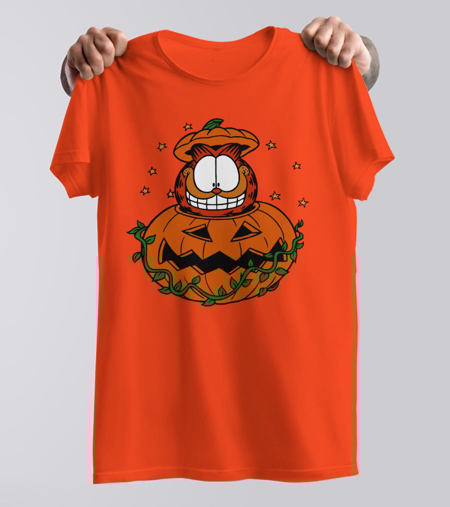Garfield Jack-O'-Lantern Halloween Pumpkin T-Shirt