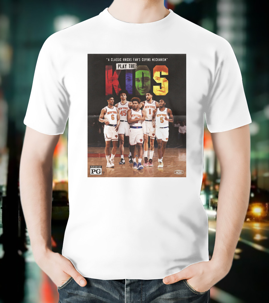 A Classic Knicks Fan Coping Mechanism Play The Kids T-Shirt