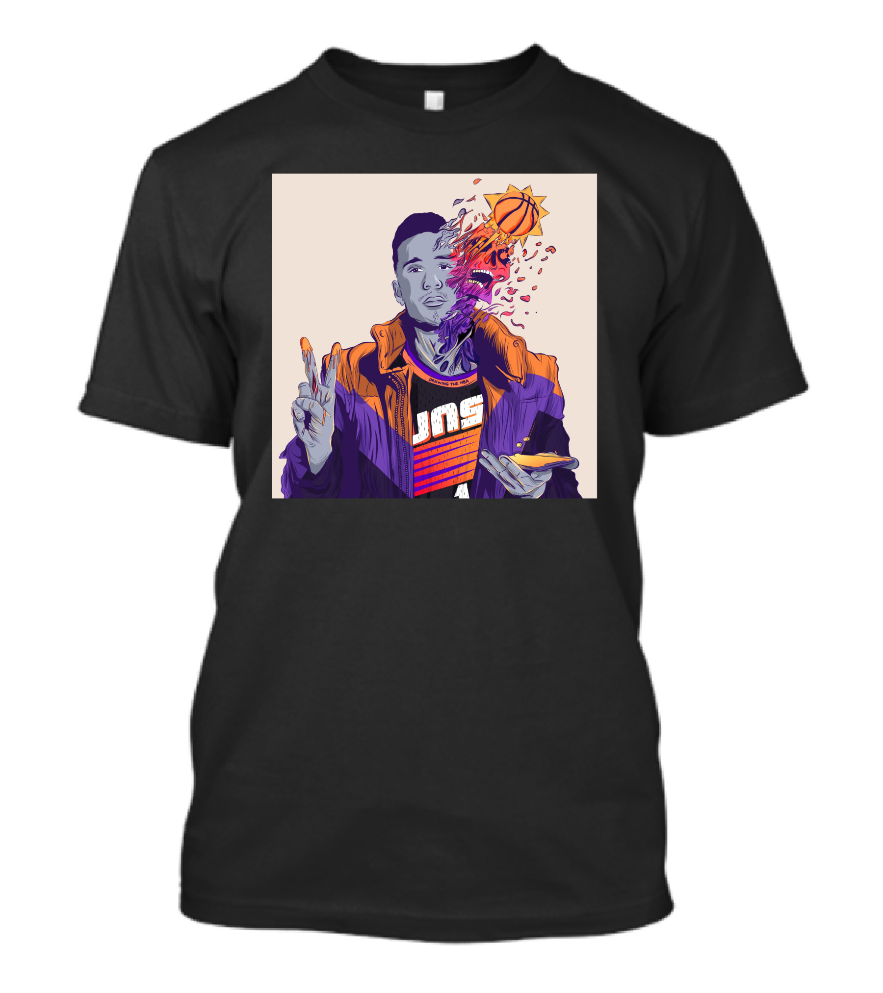 Dangerous Devin Booker Suns Basketball Explosion T-Shirt