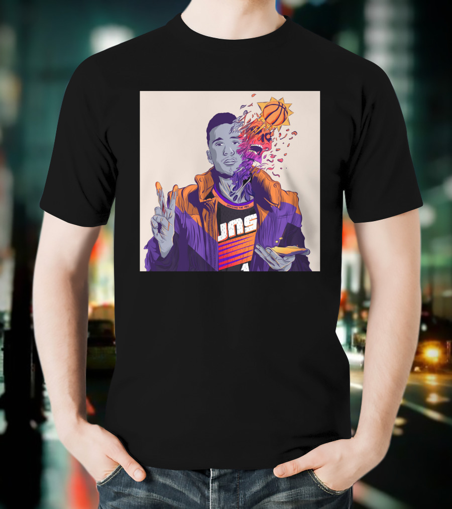 Dangerous Devin Booker Suns Basketball Explosion T-Shirt