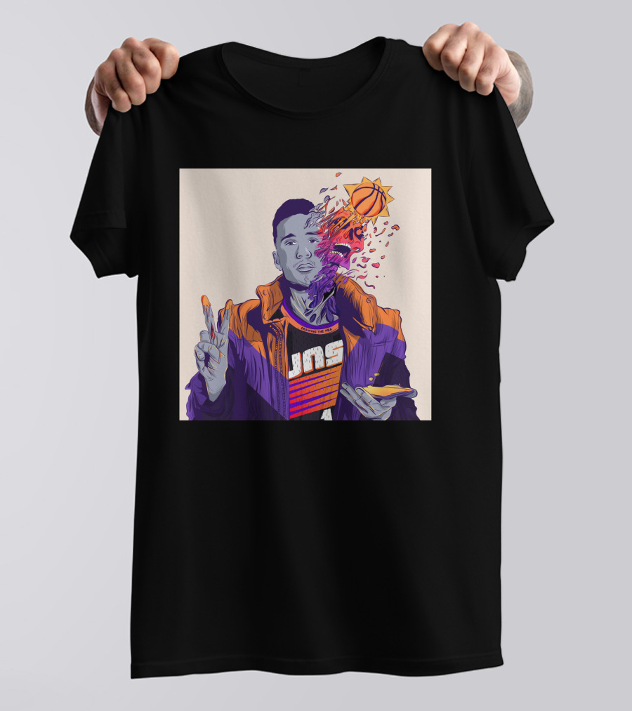 Dangerous Devin Booker Suns Basketball Explosion T-Shirt