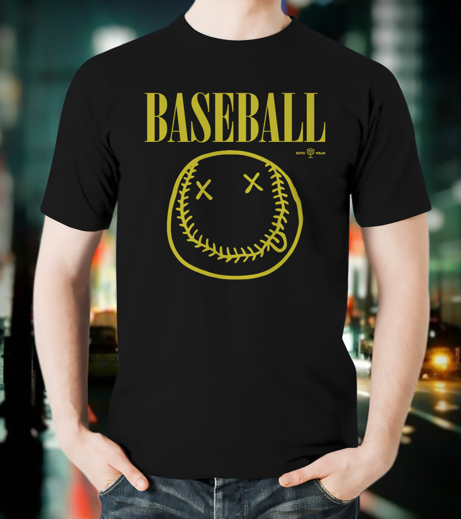 BASEBALL Smells Like Seam Spirit RotoWear T-Shirt