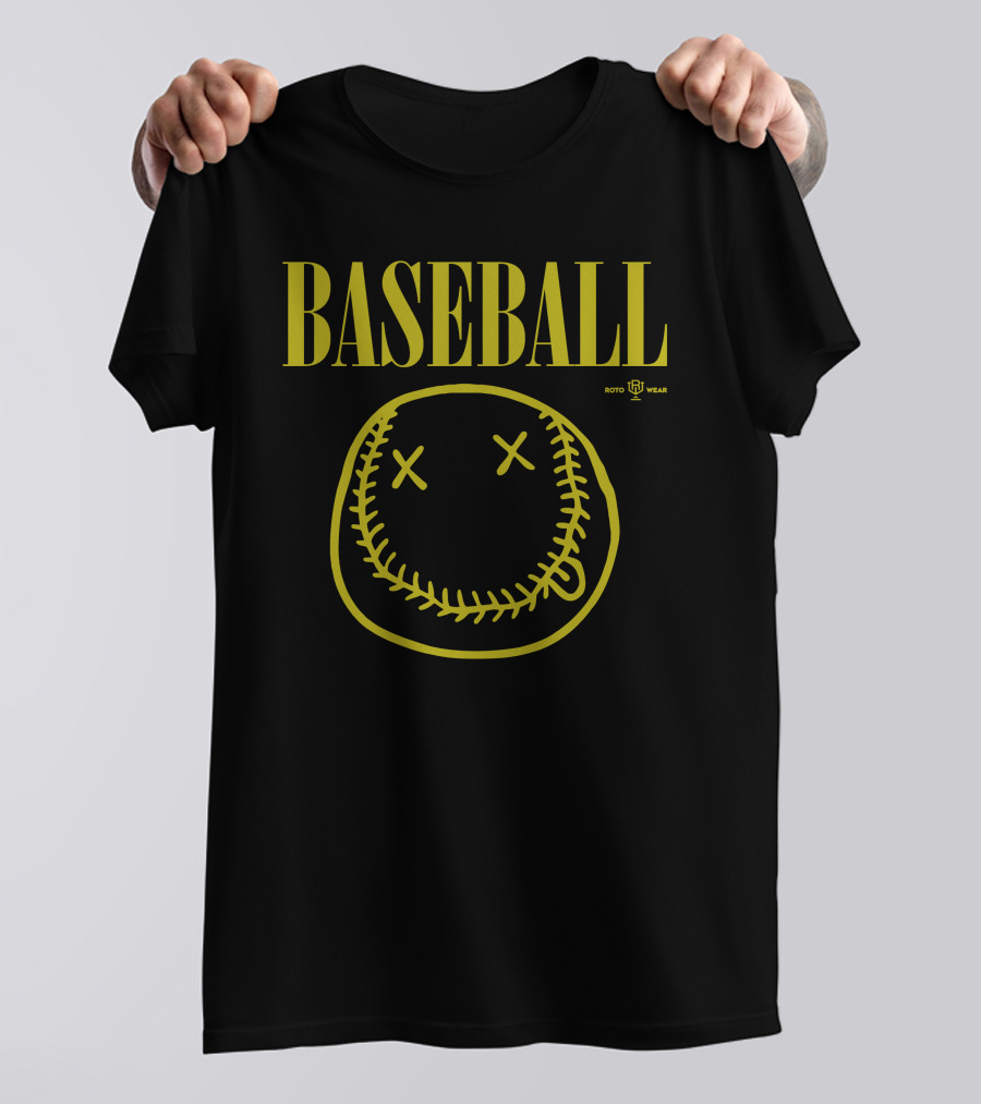 BASEBALL Smells Like Seam Spirit RotoWear T-Shirt