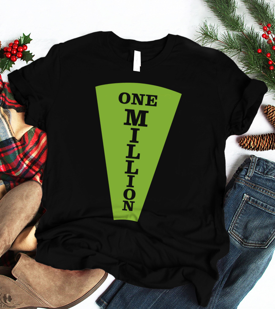 One Million Dollar Wedge Wheel Of Fortune Iconic Game Show T-Shirt
