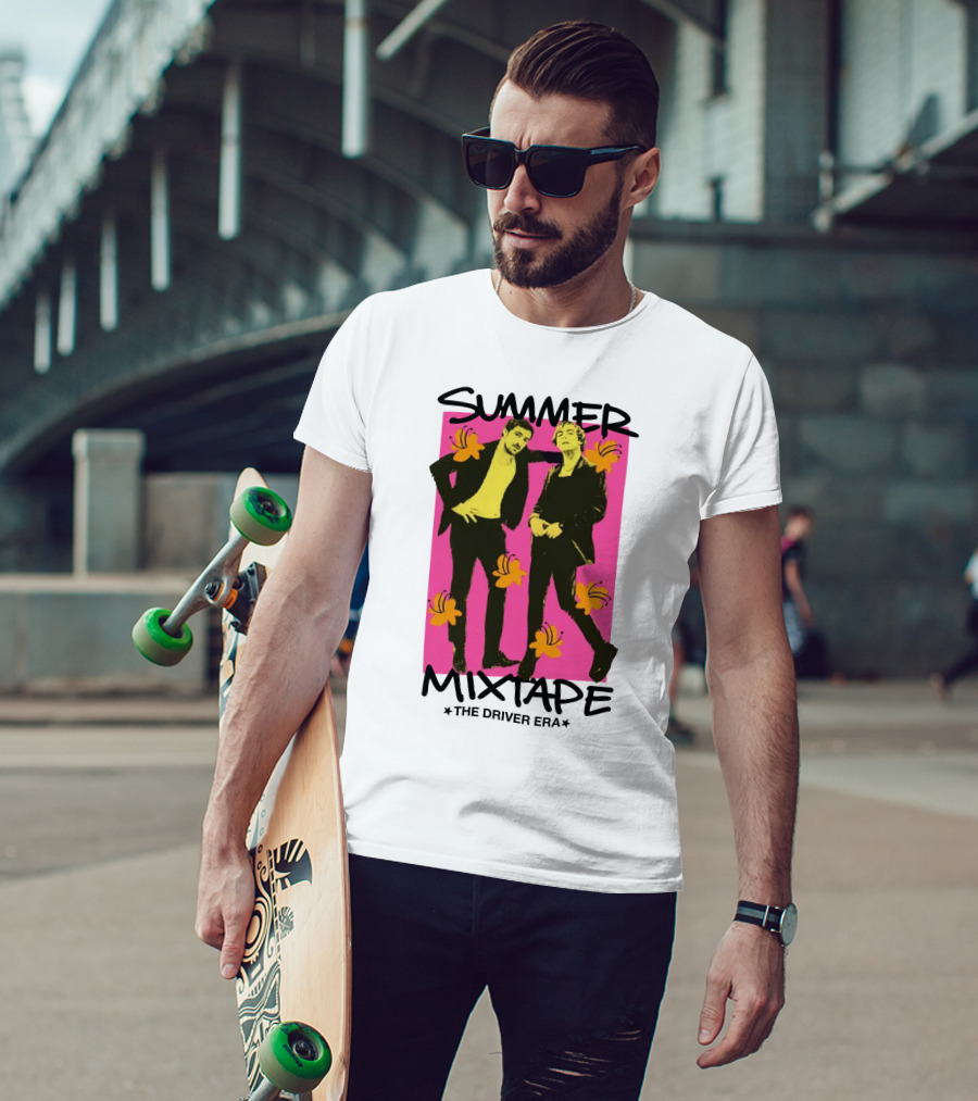Summer Mixtape The Driver Era Neon Duo With Flowers T-Shirt