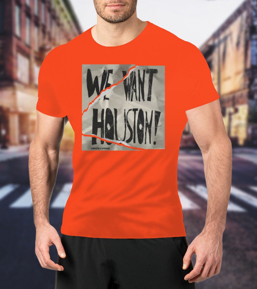 WE WANT HOUSTON EVERPRESS X APHONIKKU T-Shirt