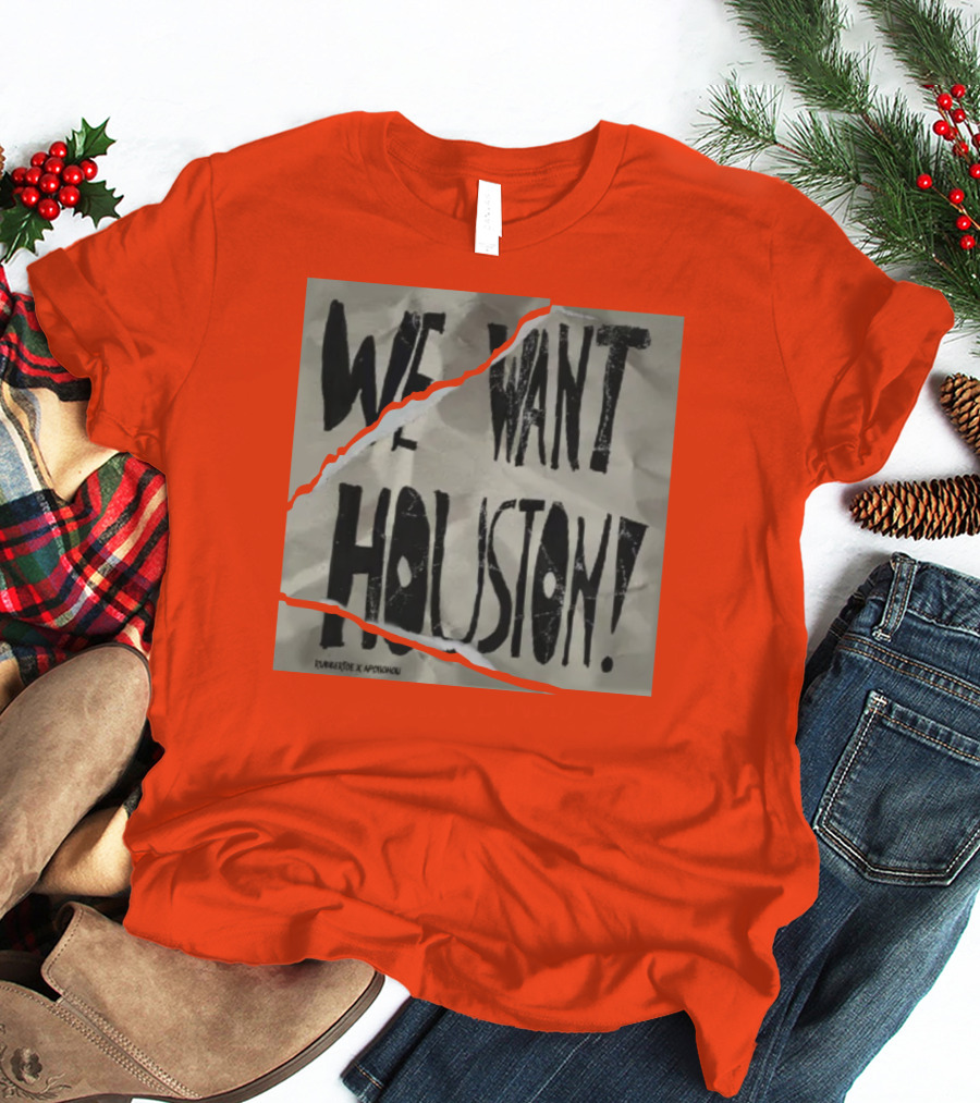 WE WANT HOUSTON EVERPRESS X APHONIKKU T-Shirt
