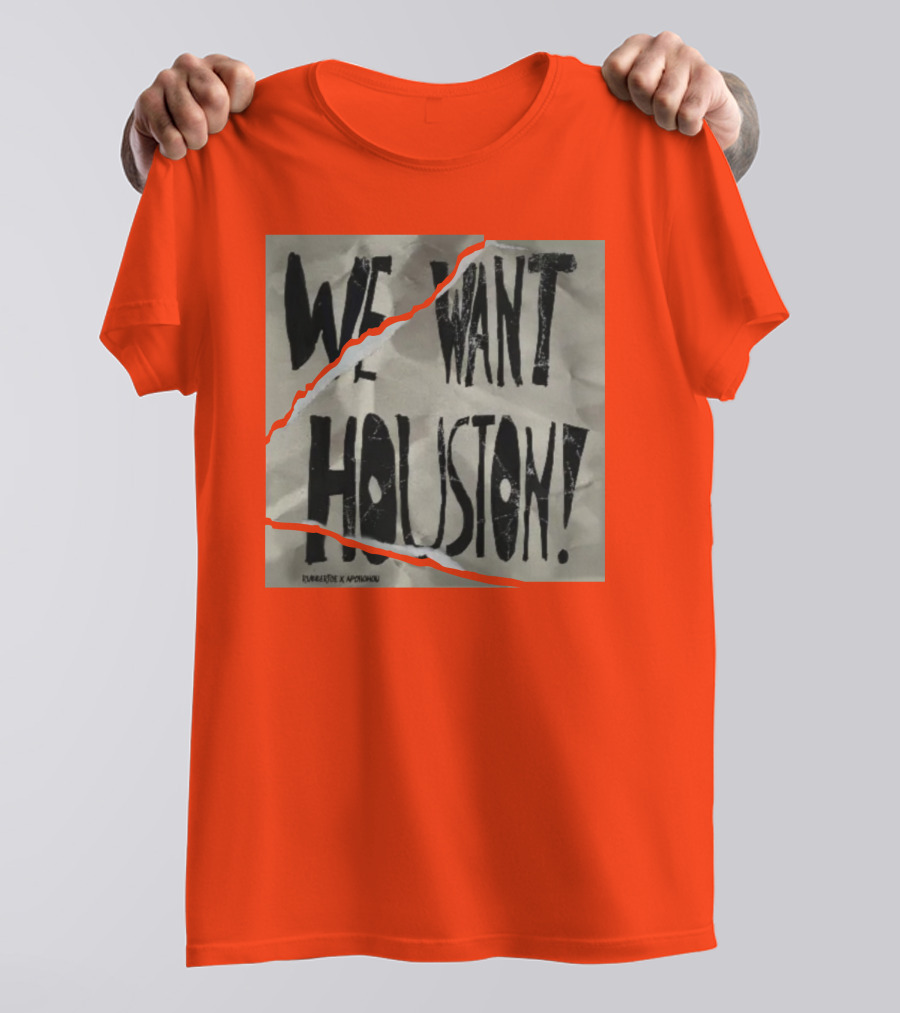 WE WANT HOUSTON EVERPRESS X APHONIKKU T-Shirt