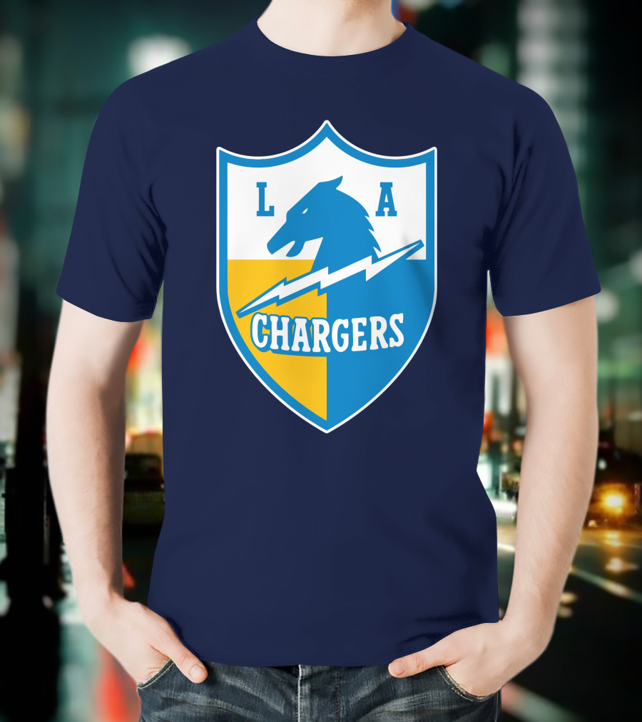 Los Angeles Chargers LA Shield Chargers Vintage T-Shirt