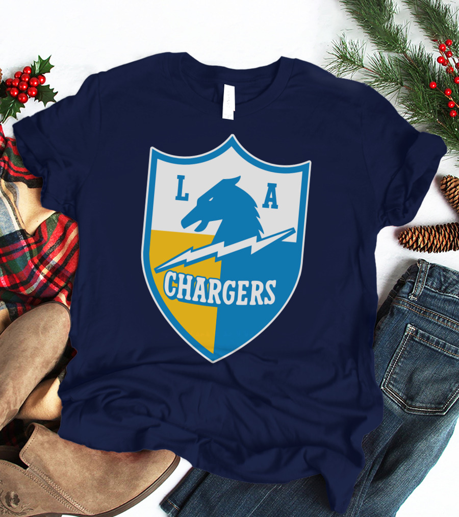 Los Angeles Chargers LA Shield Chargers Vintage T-Shirt