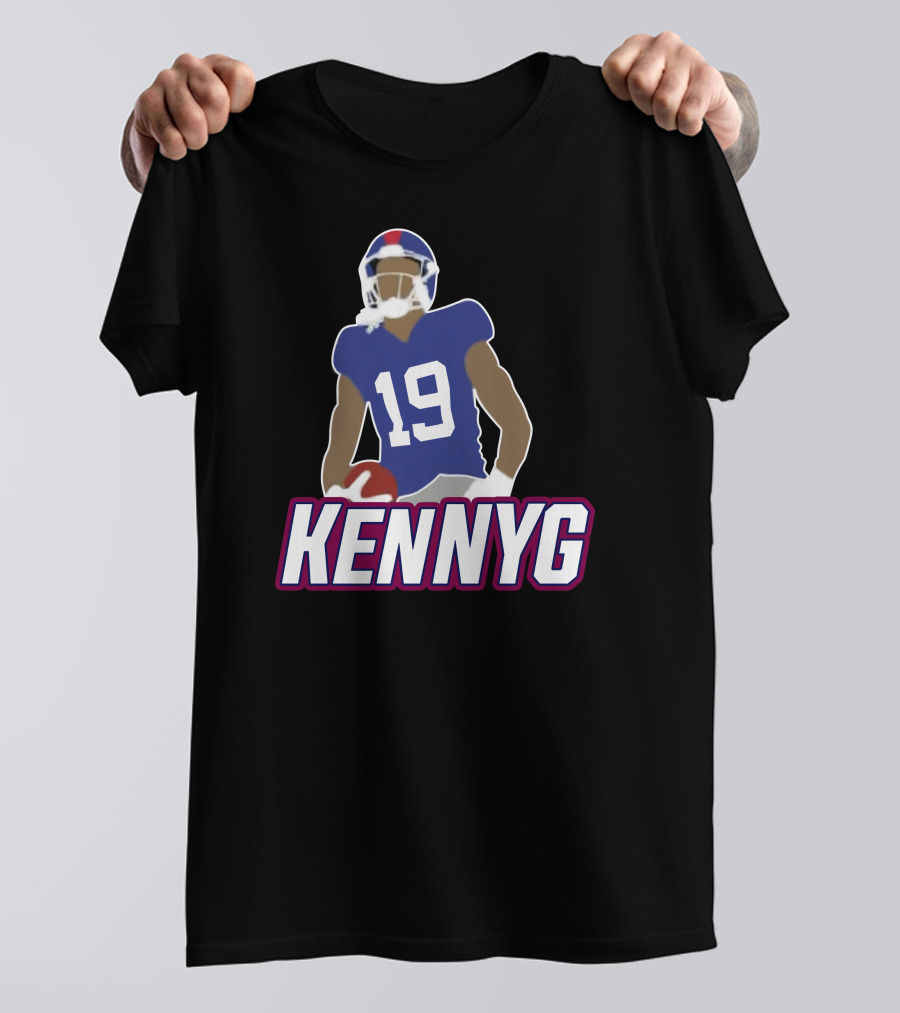 KENNYG 19 Football Player T-Shirt