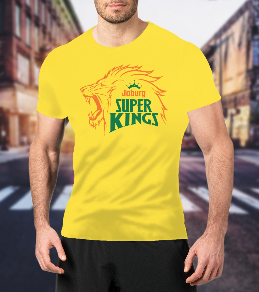 Joburg Super Kings Roaring Lion Emblem T-Shirt